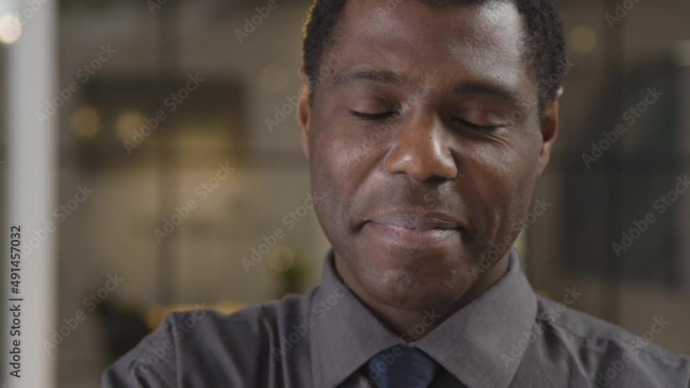 Tracking Shot of a Man Smiling Tracking Shot of a Man Smiling