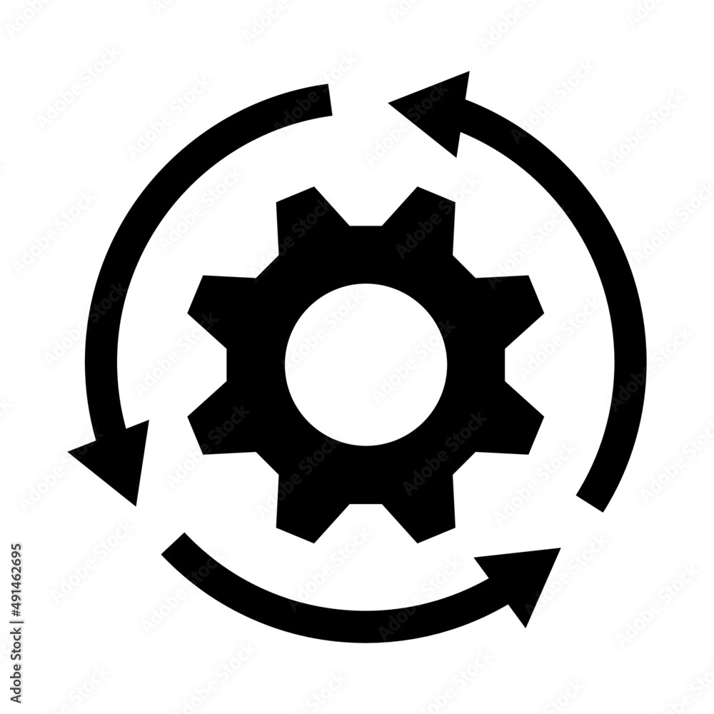 gear icon. technology icon. workflow icon gear icon. technology icon. workflow icon
