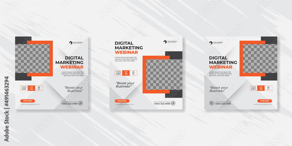 Digital business marketing social media post template. Digital business marketing social media post template.
