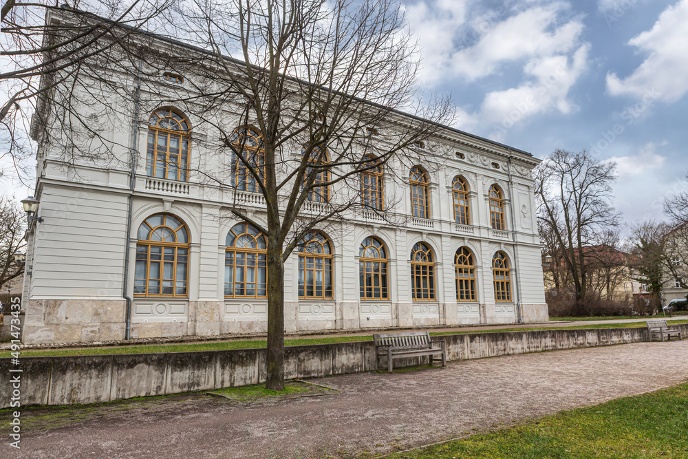 Main public record office at beethoven square in Weimar, Thuringia, Germany Main public record office at beethoven square in Weimar, Thuringia, Germany