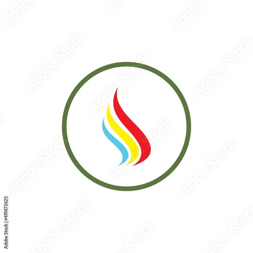 Free Download Fire flame vector illustration design template - GFXLoad