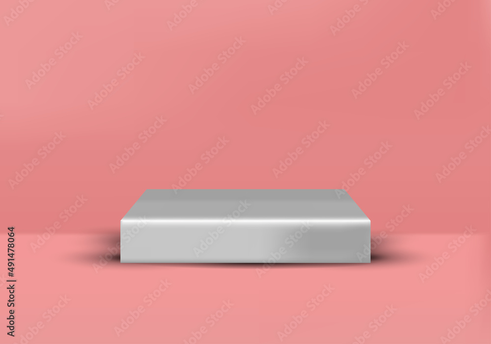Rectangle 3d Podium Product Background. Vector eps10 Rectangle 3d Podium Product Background. Vector eps10