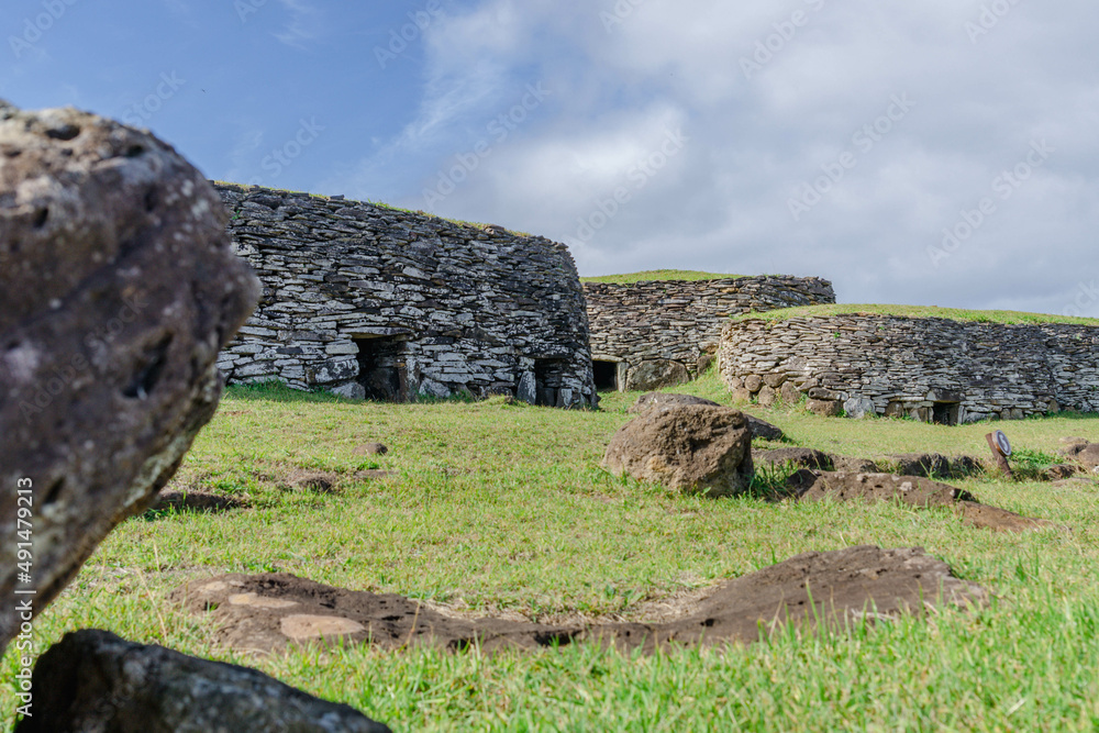 ruins of rapa nui people