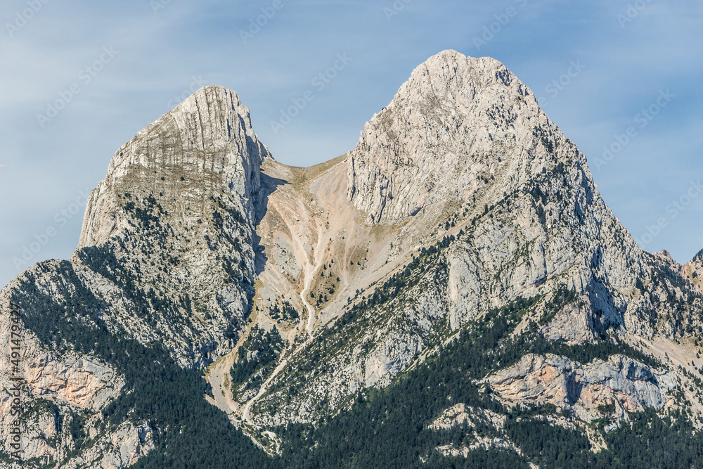 Portrait of a mountain (pedraforca)