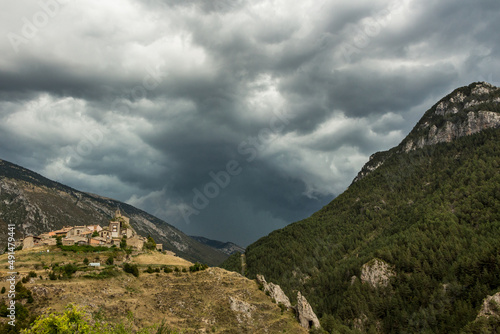 Village between mountains (josa de cadi) photo
