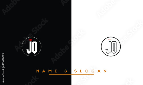 JO,  OJ,  J,  O   Abstract Letters Logo Monogram