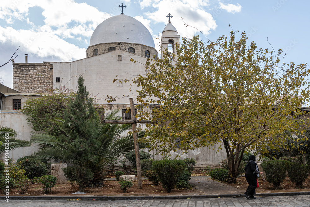 Churches in the Christian quarter of Damascus, Syria