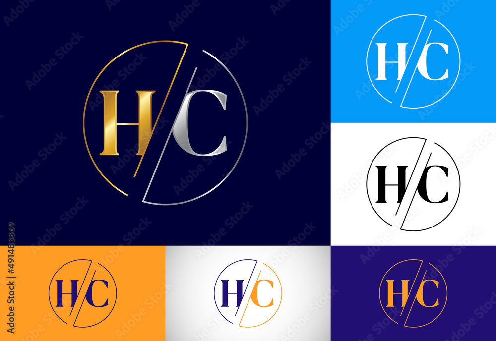 Initial Letter H C Logo Design Vector. Graphic Alphabet Symbol For Corporate Business Identity Initial Letter H C Logo Design Vector. Graphic Alphabet Symbol For Corporate Business Identity
