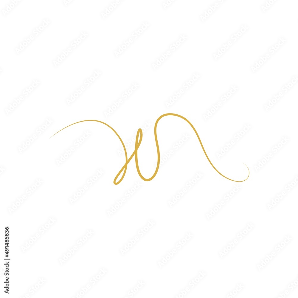 Letter W logo icon illustration design