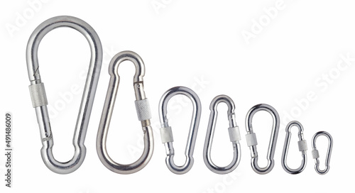 Foto Set stainless steel carabiner oval