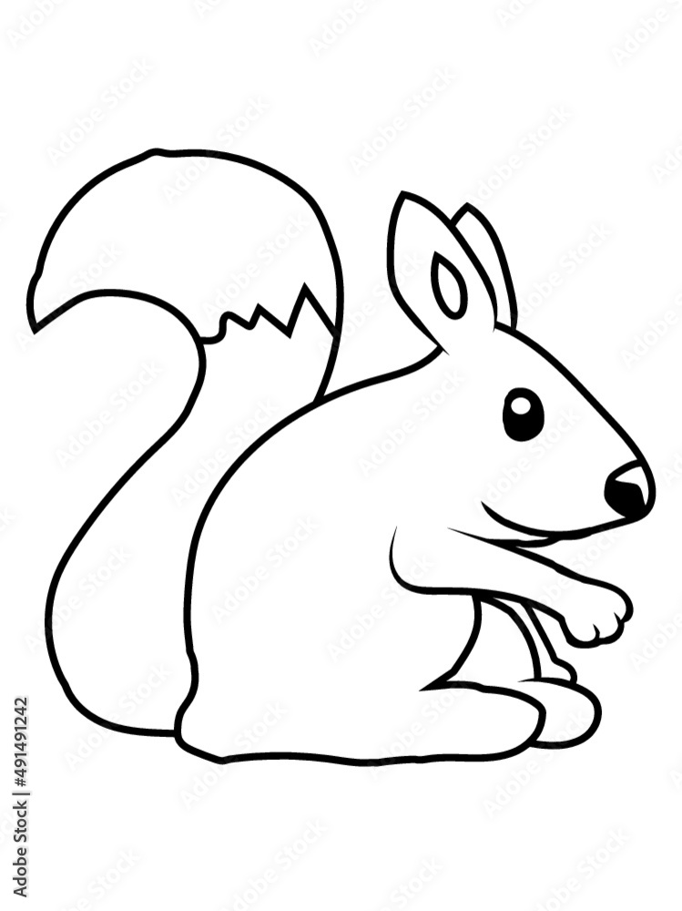 Design Fröhliches Eichhörnchen Design Fröhliches Eichhörnchen