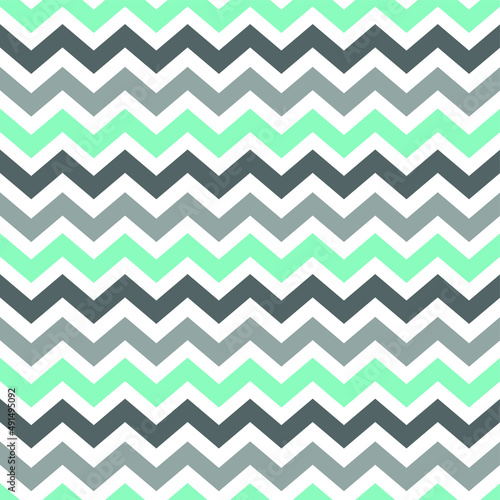 seamless geometric pattern. infinite texture for printing on fabric, paper and for textile. black, white, grey and blue multicolored design with zigzag lines. high-quality image.