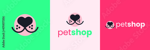 Petshop logo - dog muzzle
