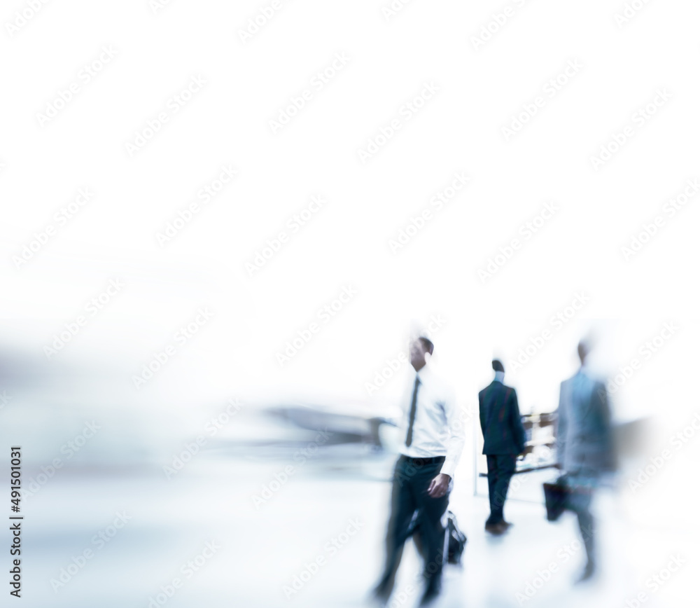 Rushing through the daily grind. Blurred shot of a businesspeople commuting. Rushing through the daily grind. Blurred shot of a businesspeople commuting.