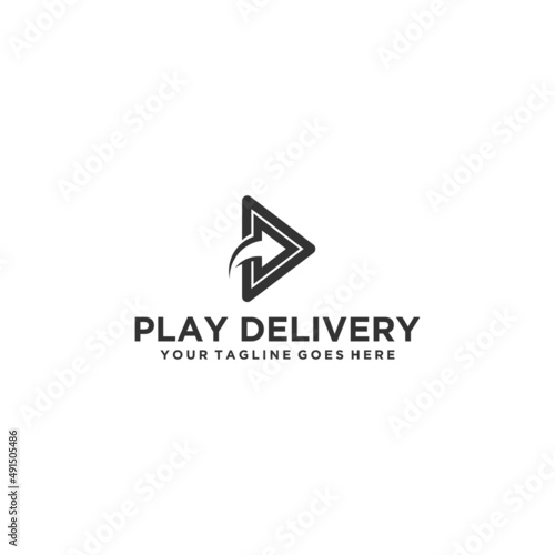 Delivery and Play Logo Design