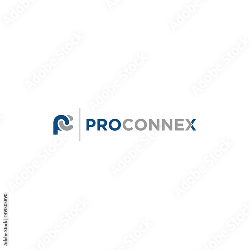 PC Initial Logo Sign Design