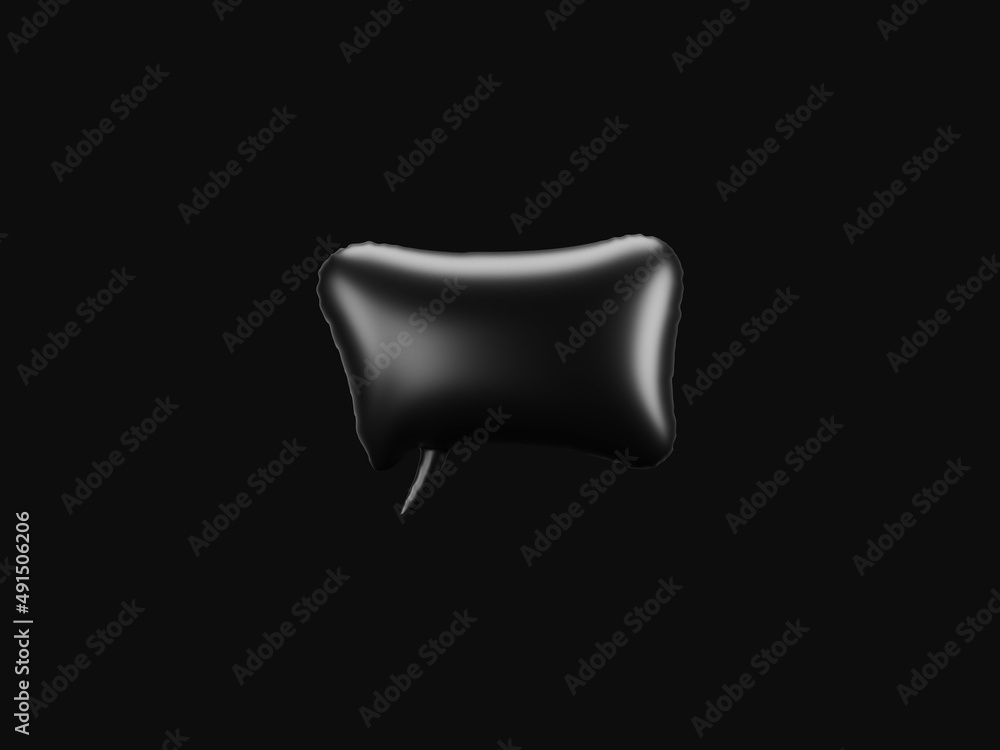 Pure Black Speech Bubble Pure Black Speech Bubble