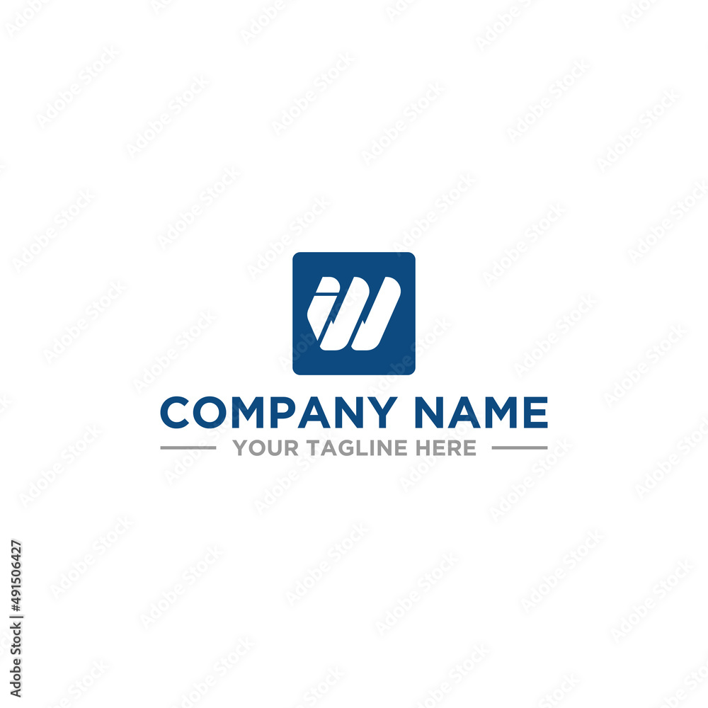 IW Initial Logo Sign Design for Your Company IW Initial Logo Sign Design for Your Company