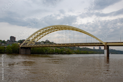 The Cincinnati Daniel Carter Beard bridge also known as the Big Mac Bridge. © Romar66