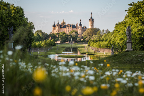 Photos Schweriner Schloss im Sommer