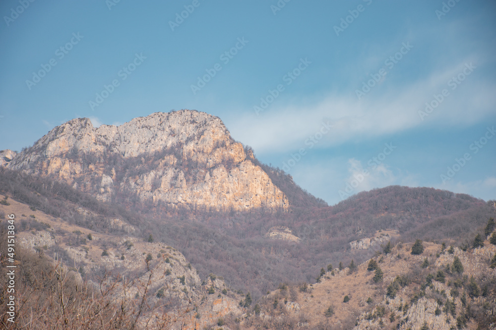 Fototapeta premium high mountains in the mountains