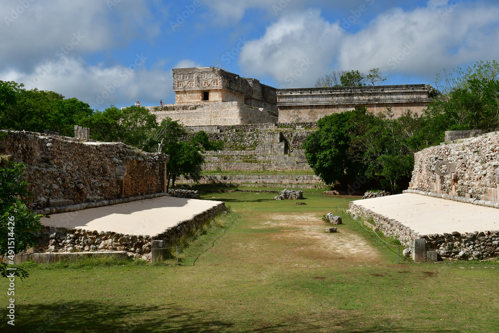 Uxmal; United Mexican State - may 18 2018 : pre Columbian site