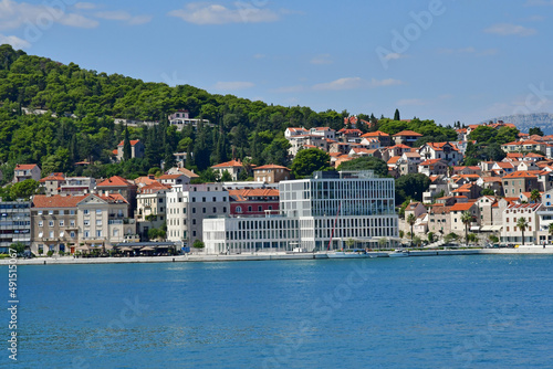 Split, Croatia - september 5 2021 : picturesque city in summer