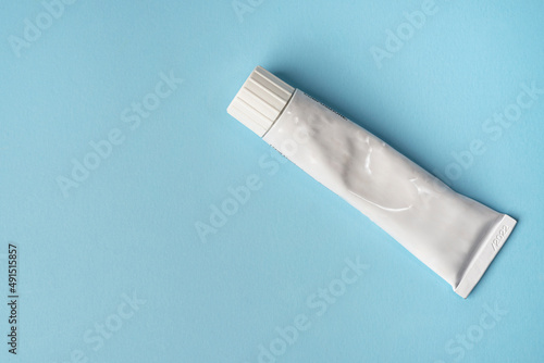 a tube of white medicinal ointment 