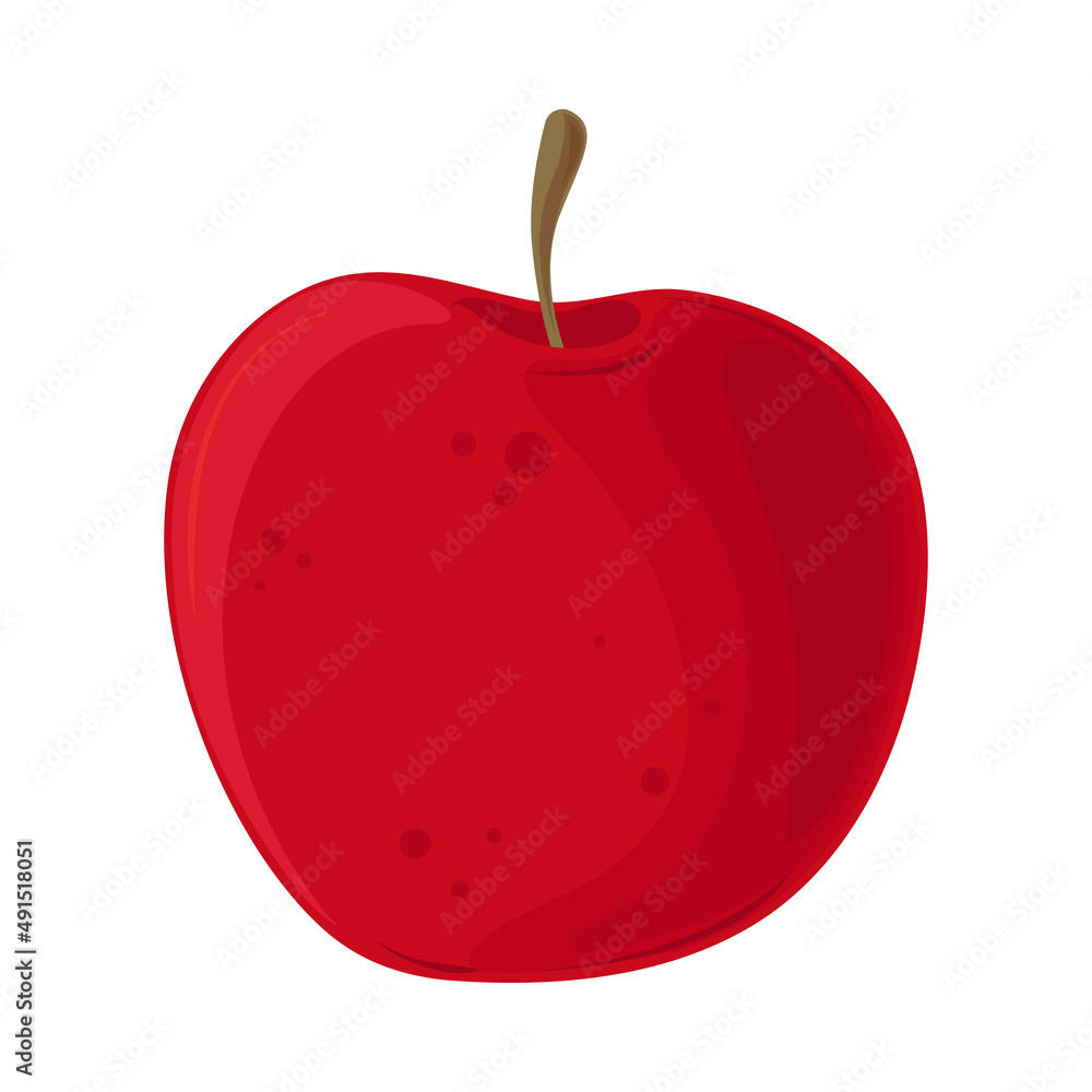 Fototapeta premium apple fruit icon
