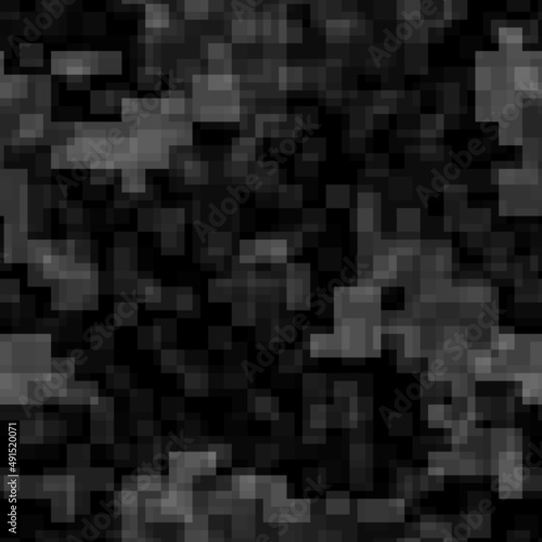 Vector abstract seamless pattern with imitation of a grunge black texture