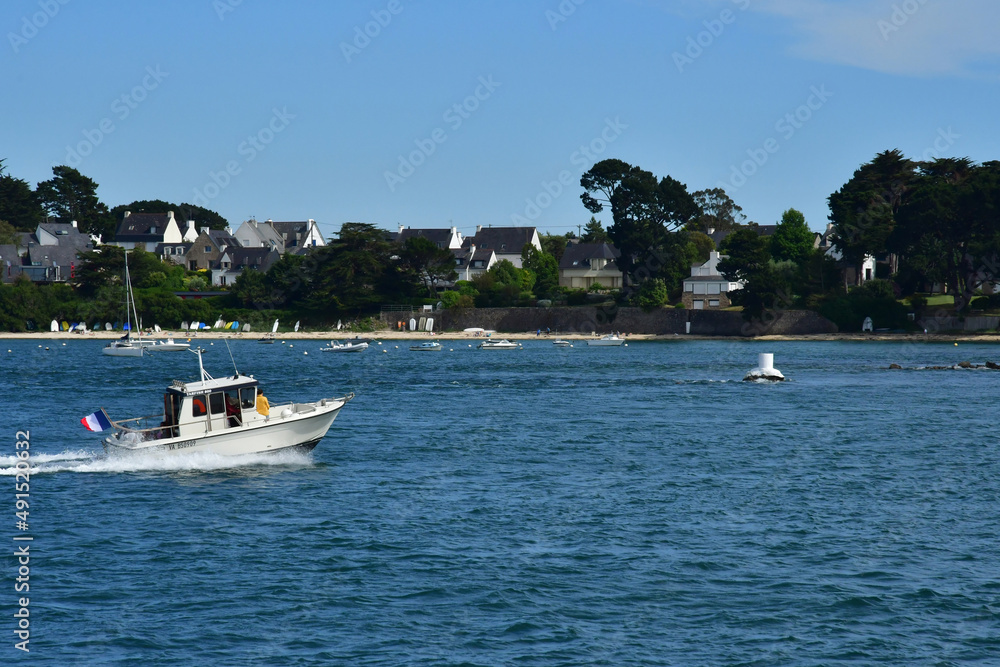 France - june 6 2021 : Morbihan gulf