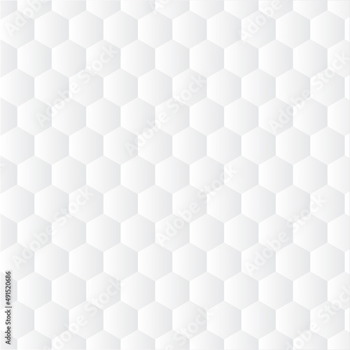 Fototapeta Naklejka Na Ścianę i Meble -  White Abstract Modern simple geometric vector seamless pattern on white background.