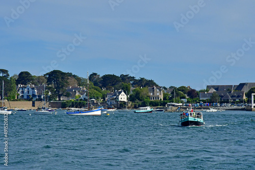 Arzon, France - june 6 2021 : landscape of Port Navalo