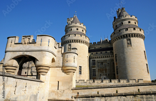 Pierrefonds; France - april 3 2017 : historical castle