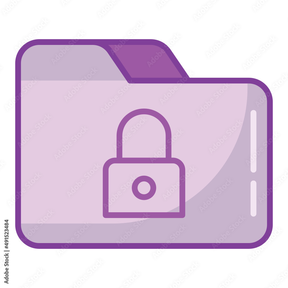 folder and padlock folder and padlock