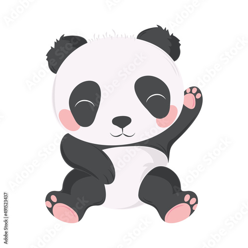 Fototapeta Naklejka Na Ścianę i Meble -  baby cute panda