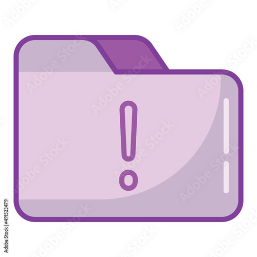 folder and punctuation