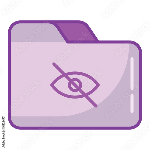 folder and eye visibility
