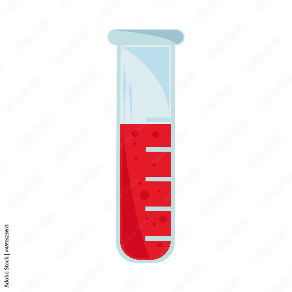 test tube with blood test tube with blood
