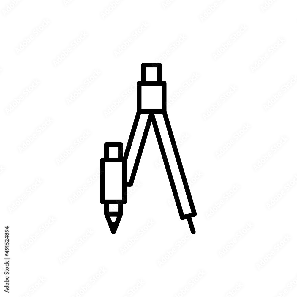 コンパスのベクターアイコン 単色 カラー変更可能 Stock Vector Adobe Stock コンパスのベクターアイコン 単色 カラー変更可能 Stock Vector Adobe Stock