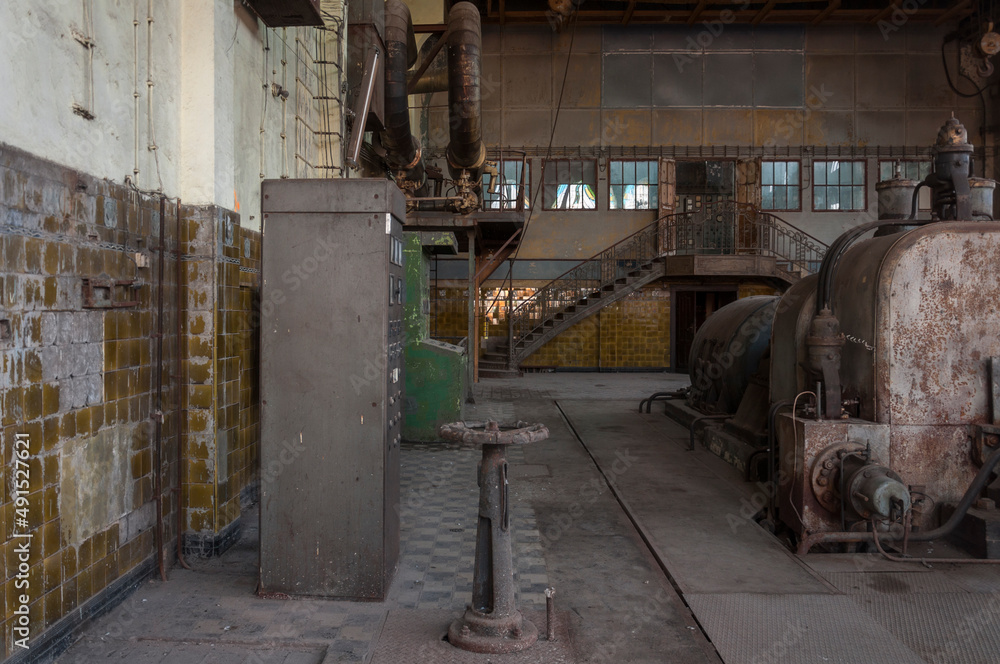 Old abandoned Victorian power plant in the center of Poland Old abandoned Victorian power plant in the center of Poland
