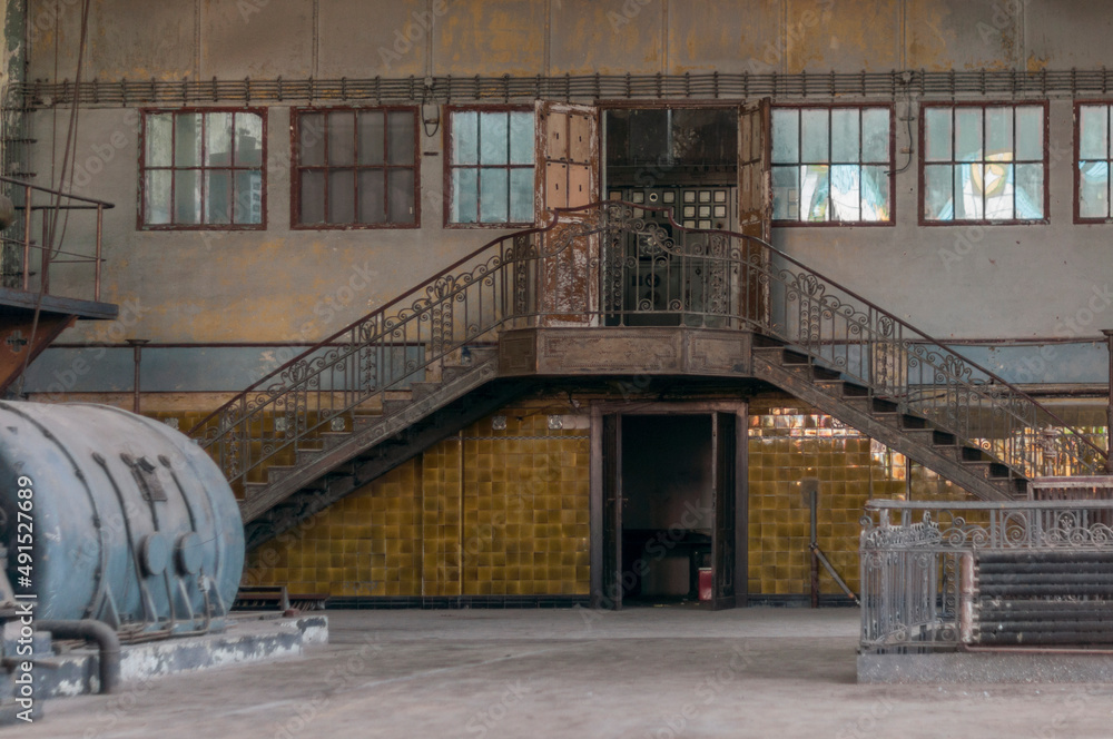 Old abandoned Victorian power plant in the center of Poland Old abandoned Victorian power plant in the center of Poland