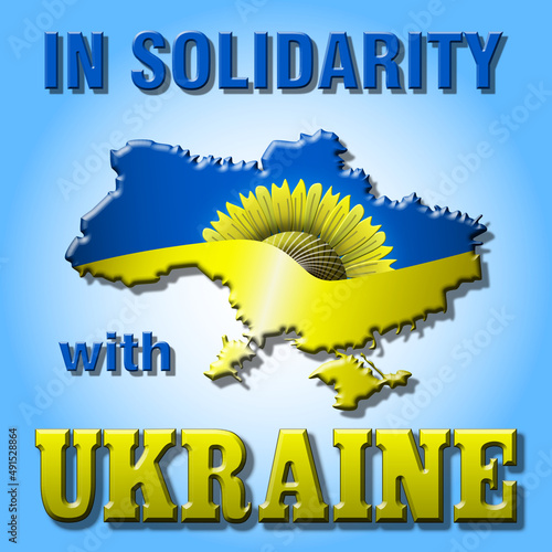 In solidarity with Ukraine meme graphic