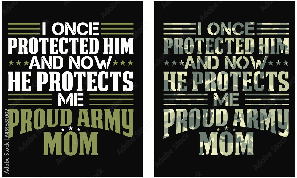I Once Protected Him And Now He Protects Me Proud Army Mom T-Shirt, Hoodie, Mug, Design