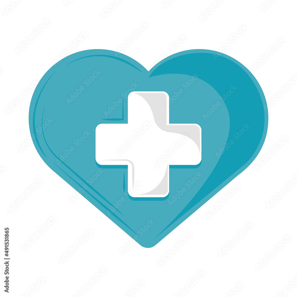 medical heart with cross medical heart with cross
