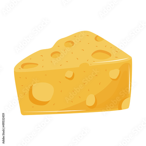 slice cheese cartoon