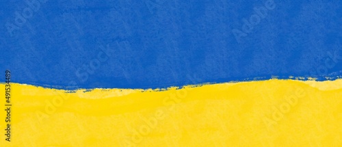 Effect painted color of blue and yellow. Color of Ukrine