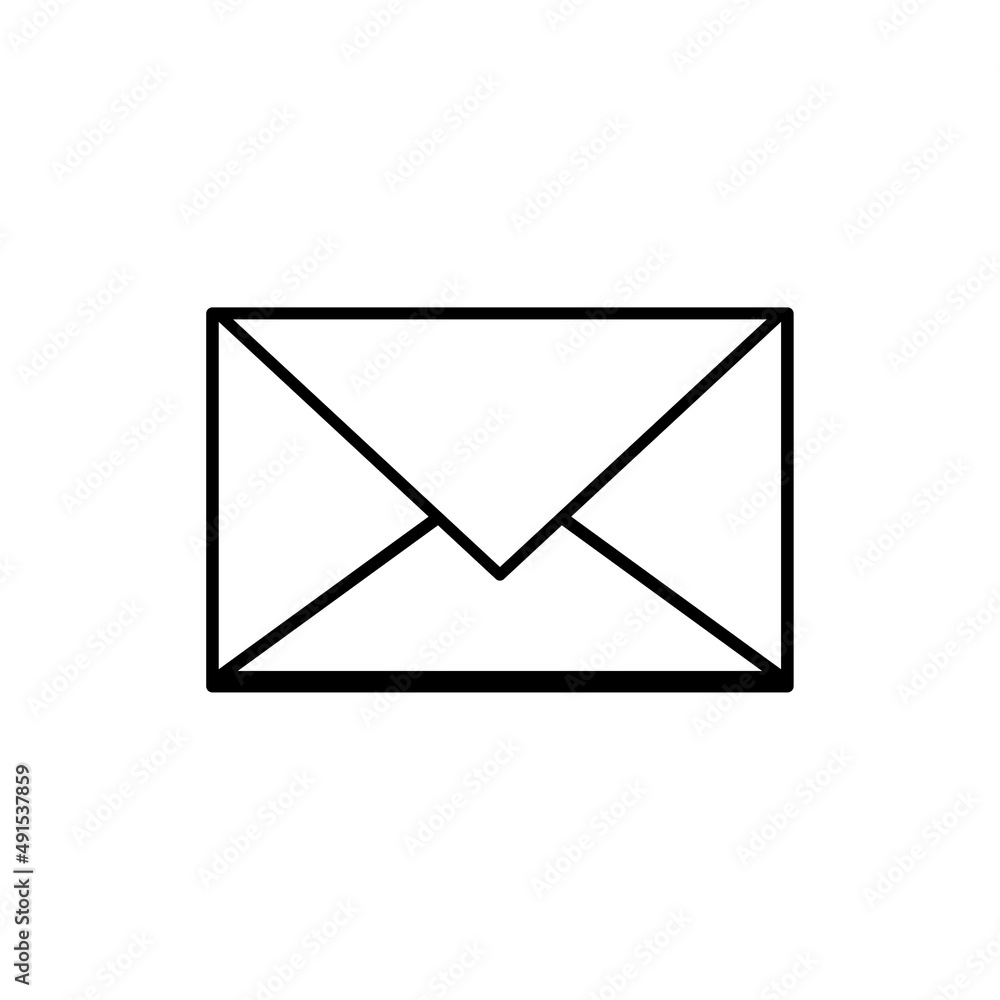 Envelope vector. Business concept. Mail service concept. Vector illustration. stock image. Envelope vector. Business concept. Mail service concept. Vector illustration. stock image.