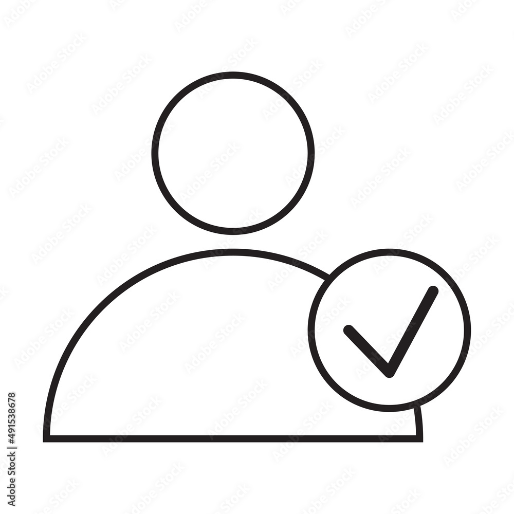 Man tick. Checkmark right vector icon. Checkmark icon. Verify sign. Tick icon. Vector illustration. stock image. Man tick. Checkmark right vector icon. Checkmark icon. Verify sign. Tick icon. Vector illustration. stock image.
