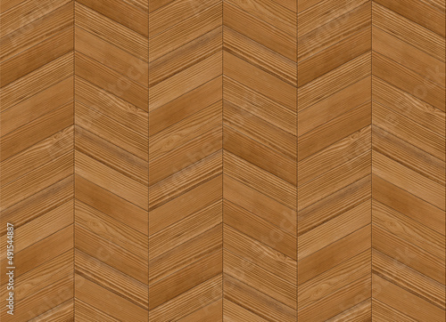 壁と床のウッドパターン、ヘリンボーン
